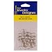 7mm Brass Jump Ring, Silver Plated, 36 Pc/Pkg