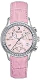Swiss Military 06-6002-04-010 Geneva Stainless Steel Pink Dial Sapphire Womens Watch
