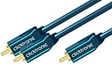 Clicktronic Casual Subwoofer Kabel (Cinch-Stecker/2x Cinch-Stecker) 7,5m