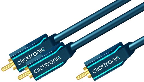 Clicktronic Casual Subwoofer Kabel (Cinch-Stecker/2x Cinch-Stecker) 3 m Preisvergleich