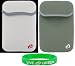 41fpQgkA8GL. SL75  Non OEM Sony Electronic Reading Device PRS 505 PRS 500 PRS505 PRS500 Neoprene Sleeve Case   Reversible Grey White
