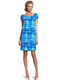 Jones New York Womens Cap Sleeve Sun Dress