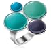 Swatch Bijoux Damen-Ring Loburia Blau Gr.59 JRS044-9
