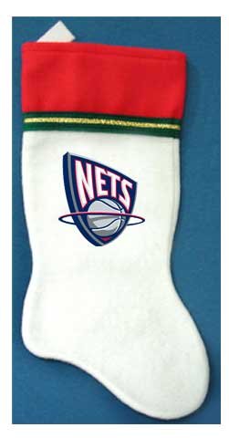 New Jersey Nets NBA Christmas Stocking