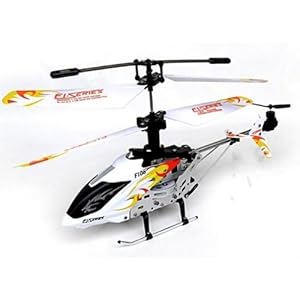 F106 4CH Infared RC Helicopter NEW with Gyro Radio Remote Control Mini Size (White)