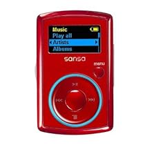 SanDisk Sansa Clip 2 GB MP3 Player (Red)