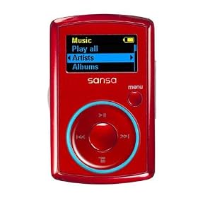SanDisk Sansa Clip 2 GB MP3 Player (Red) by SanDisk