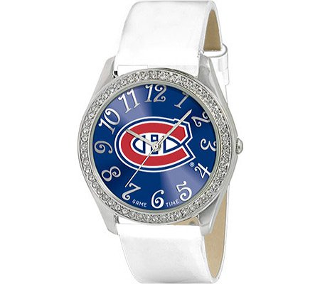 Game Time Women's NHL-GLI-MON Glitz Classic Analog Montreal Canadians Watch