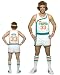 Flint Tropics Semi Pro Jackie Moon Basketball Uniform Costume (Jersey, Shorts, Wig, Headband and Socks)