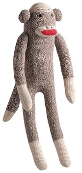 MultiPet Sock Pals Monkey Dog Toy 10in