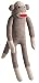 MultiPet Sock Pals Monkey Dog Toy 10in