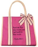 Inspirational Tote - Teach me your way, O Lord, and I will walk in your truth (Psalm 86:11)