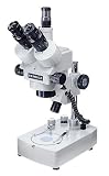 Stereozoom microscope system with photo tube, 7x to 45x continuous magnification