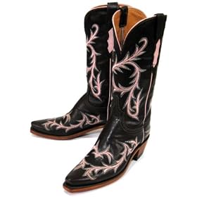 Lucchese Women's 'Ranch' Western Boots - Chocolate