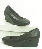 Produkt-Bild: Damen Pumps schwarz Keil Absatz