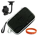 Garmin nüvi GPS 4.3-Inch Portable GPS Navigator **Black** Hard Shell Cube Garmin Carrying Case For Models: NUVI 200 205 250 255 260 265 270 275 465 200w 205w 250w 255w 260w 265w 265wt 265t 275t + Garmin GPS Car Mount GPS Holder!!!