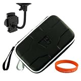 Garmin nüvi GPS 4.3-Inch Portable GPS Navigator **Black** Hard Shell Cube Garmin Carrying Case For Models: NUVI 200 205 250 255 260 265 270 275 465 200w 205w 250w 255w 260w 265w 265wt 265t 275t + Garmin GPS Car Mount GPS Holder!!!