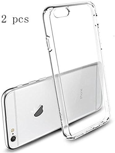 2 pack iPhone 6, Clear Case, Crystal Clear Case, Thin Ultra Clear iphone 6 Case - Panel Protective Cover Cases