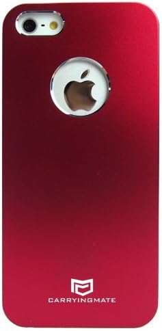 Carryingmate Industries USA CMT30110 Aluminum Snap-N-Go Case for iPhone 5 - 1 Pack - Retail Packaging - Red