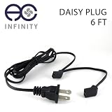 72" Inch Daisy Chain Two-Connector Fan Plug Cord
