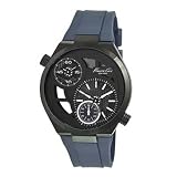 Kenneth Cole New York Men's KC1680 Analog Black Skeleton Dial Watch