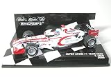 Review Minichamps 400060022 / Diecast Model Super Aguri Honda SA05 (Takuma Sato 2006) in White (1:43 scale)