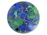16MM ROUND CABOCHON AZURMALACHITE