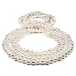 HinsonGayle Glamour Collection Handpicked 6.0-6.5mm Ultra-Luster White Cultured Pearl Rope Necklace (82 Inches)