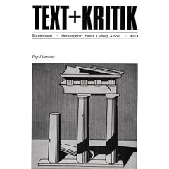 Pop-Literatur (TEXT+KRITIK Sonderband)