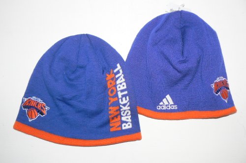NBA New York Knicks Two Tone Tipped Embroidered Beanie by adidas