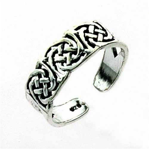 Sterling Silver Irish Celtic Knot Toe Ring