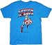 All Products : Captain America Classic Charging Iris Blue Adult T-shirt Tee