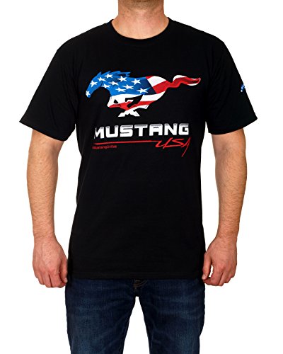 Ford Mustang USA Black T-shirt