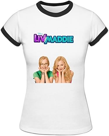 Children's Television Series Liv And Maddie Print Customized Women's Tee XXL White