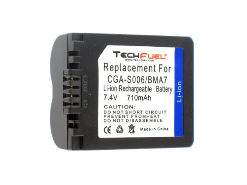 Panasonic Lumix DMC-FZ28 Digital Camera Battery – Premium TechFuel® CGA-S006 / DMW-BMA7 Battery
