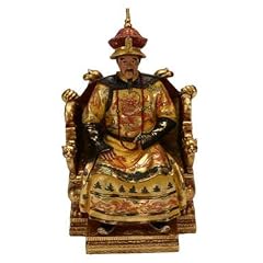 Designer-Skulptur Figur chinesischer K�nig 11 x 9,5 x 19,5 cm