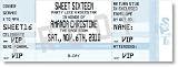 Rock Star Sweet 16 Ticket Invitations