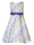 Rare Edition Girls 7-16 Purple /Lime Dot Dress