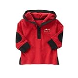 GYMBOREE(ジンボリー) フード ヘンリー エンジン レッド トップススウェット 12～18ヶ月【並行輸入】