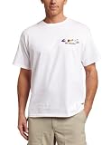 Columbia Mens Periodic Chart Short Sleeve Tee, White, Medium