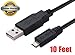 iMBAPrice 10 Feet Long Micro USB to USB Charger/Data/Sync Cable for LG G3 G2 Optimus G G Pro 2x S L VS980 LS980 D800 D801 D802 D803 (Black)