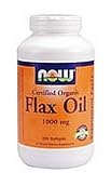 Now Foods Flax Oil 1000 Mg, 250 Softgels