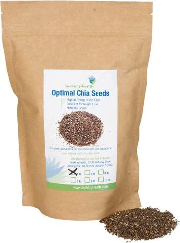Optimal Chia Seeds 1 Pound | Black Chia Seeds |Natural Chia Seeds