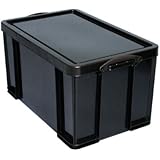 Wham 10613 Mobile Aufbewahrungsbox 100L SCHWARZ 80x40x40