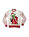 STAR WARS Jedi Yoda Dressed As Santa Adult LED Light Up Candy Cane Ugly Christmas Sweater