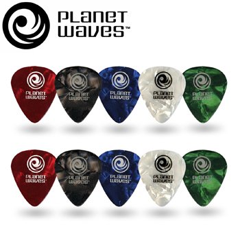 Set A Shopping Price Drop Alert For Planet Waves Assorted Pearl Celluloid Guitar Picks, 10 pack, Medium