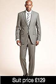 Machine Washable Slim Fit 2 Button Jacket