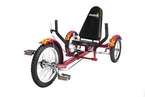 Mobo Triton-The Ultimate Mobo Three Wheeled Cruiser - Red by Mobo Triton