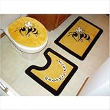 Georgia Tech Yellow Jackets NCAA 3 Piece Bath Rug Set