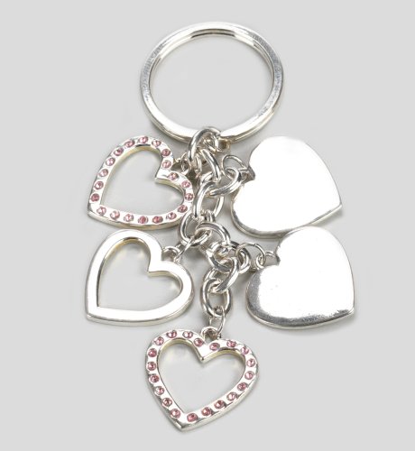 Cut Out Heart Keyring